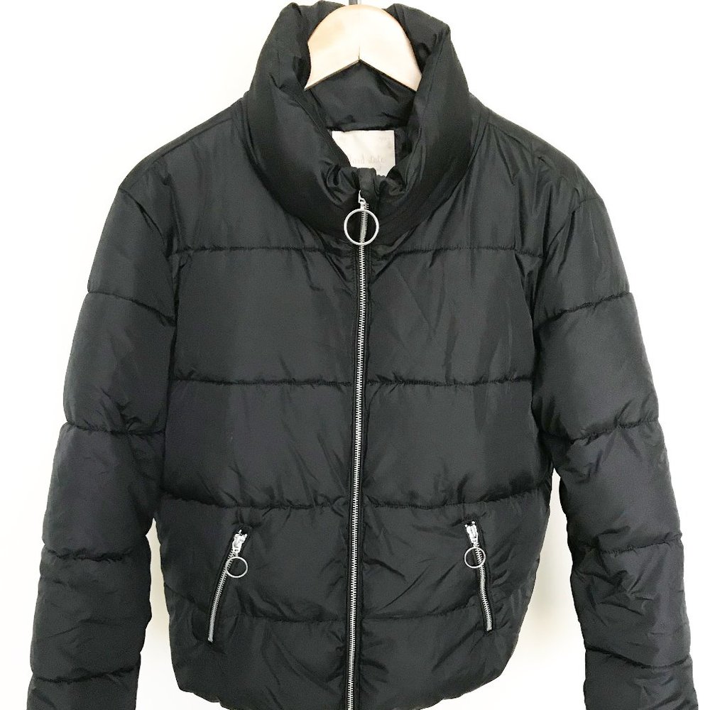 Altar'd State Puffer Jacket Black Small